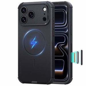 ESR Cyber Tough MagSafe dėklas iPhone 18 Pro / 17 Pro – juodas
