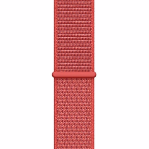 Crong Nylon sportinis Apple Watch dirželis, 38/40/41/42 mm, „Red Fusion“