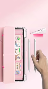 MACHINO TAB dėklas iPad Pro 12.9" 2018-2022 / AIR 13" 2024 rožinis