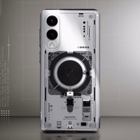 Spigen Ultra Hybrid Mag dėklas su MagSafe Samsung Galaxy S25 Edge su spauda - permatomas