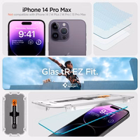 Spigen Glas.tR EZ Fit Apsauginis stiklas iPhone 14 Pro Max - 2 vnt.