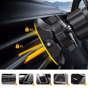 Automobilinis laikiklis Joyroom JR-ZS311 pilkas (magnetinis / oro grotelės)