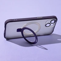 Mag Ring dėklas telefonui iPhone 14 6,1" violetinis