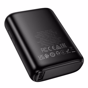 "Powerbank Hoco" 5000 mAh 2A J158 juodas
