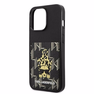Karl Lagerfeld Karlimals Kortelės dėklas telefonui iPhone 13 Pro / iPhone 13 - juodas