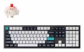 Belaidė klaviatūra KEYCHRON Q6 Max RGB Carbon Black Q6M-M1