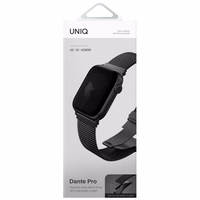 Dirželis UNIQ Dante Pro skirtas Apple Watch 42/41/40mm nerūdijantis plienas grafitinis juodas