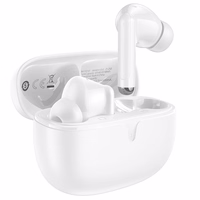 Borofone TWS Bluetooth Ausinės FQ10 Džiaugsmingos baltos