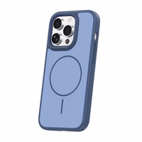 Frame Thin Mag dėklas for iPhone 15 Pro 6,1" tamsiai mėlynas