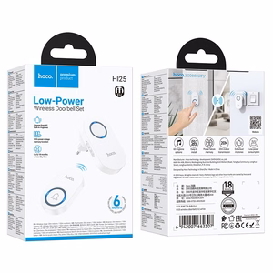 Belaidis durų skambutis Hoco HI25 baltas