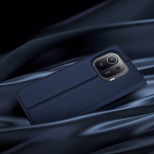DUX DUCIS Skin Pro knygos tipo dėklas telefonui Xiaomi Mi 11 Pro mėlynas