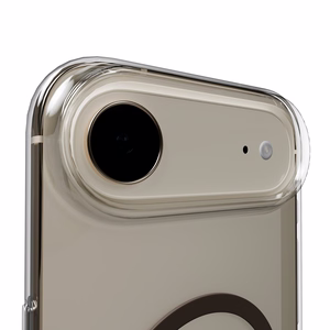 Puro Lite Mag TPU+PC magnetinis dėklas telefonui iPhone 17 Air - permatomas su rudu žiedu