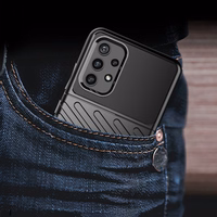 Thunder Case lankstus tvirtas tvirtas dėklas TPU dėklas telefonui Samsung Galaxy A72 4G žalias