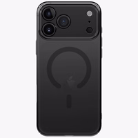 Uniq Airsuit dėklas telefonui iPhone 17 Pro Max Magclick įkrovimas - juoda