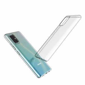 Dėklas telefonui 2 mm BOX SAMSUNG A71 skaidrus