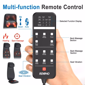 RENPHO Neck & Back Massage Cushion S Black
