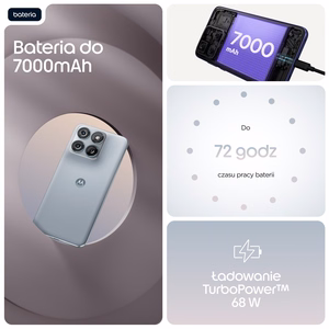 Motorola edge 70 fusion 17,2 cm (6.78") Dviguba SIM jungtis Android 16.0 5G C tipo USB 12 GB 256 GB 7000 mAh Šviesiai mėlyna