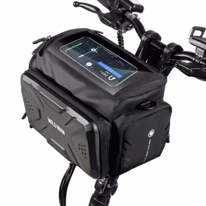 WILDMAN дорожная сумка для руля велосипеда с молнией GS6 4L (4"-7") черная