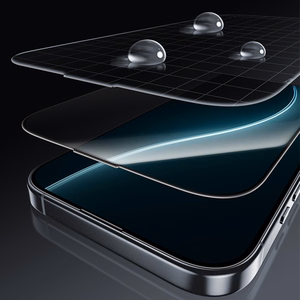 Benks Apsauginis stiklas Glass Warrior Safyro danga skirta iPhone 17 Pro - juodas