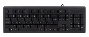 A4Tech KR-83 klaviatūra USB juoda