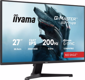 iiyama G-MASTER G2771QS-B1 kompiuterio monitorius 68,6 cm (27") 2560 x 1440 pikseliai Wide Quad HD Juoda