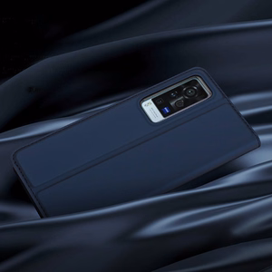 Dux Ducis Skin Pro knygos tipo dėklas Vivo X60 juodas