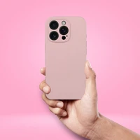 Silikoninis dėklas 2mm IPHONE 17 Pro Max suderinamas su Magnetine smėlio rožinė