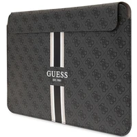 Guess 4G Printed Stripes dėklas 16" nešiojamam kompiuteriui - juodas