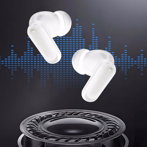 Blavec Bluetooth TWS Ausinės BW-08 Speak AI baltos