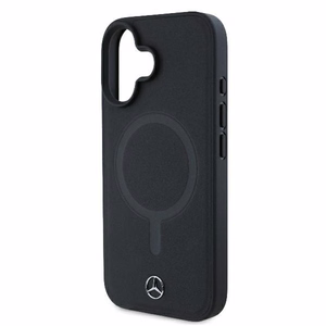 Mercedes lygios odos magnetinis iPhone 16 Plus dėklas - juodas