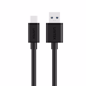 UNITEK Y-C474BK USB laidas USB 3.2 Gen 1 (3.1 Gen 1) 1 m USB A USB C Juodas