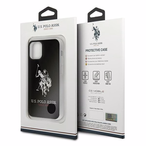 US Polo USHCP12STPUHRBK iPhone 12 mini 5,4" juoda Shiny Big Logo