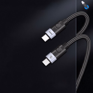 Orico 240W USB-C į USB-C įkrovimo laidas, 1.5 m (juodas)