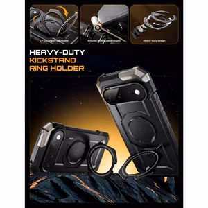 Supcase UB Grip Mag MagSafe dėklas Google Pixel 11 Pro XL – juodas