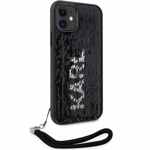 Karl Lagerfeld KLHCN61PSQRKS iPhone 11 / Xr 6.1" silver/silver hardcase Sequins Cord