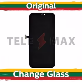 Ekranas skirtas iPhone 12 Pro Max juodas (Atnaujintas: Telemax)