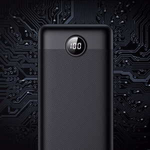 VEGER Išorinė baterija 30000 mAh PD QC3.0 3A 20W L30 (W3008PD) juoda