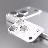 Etteri kameros lęšio apsauga iPhone 17 Pro Max sidabrinis