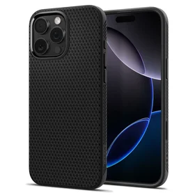 Spigen Liquid Air "T" Magnetinis dėklas telefonui iPhone 16 Pro - matinė juoda