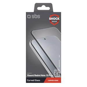 SBS Screenglass 4D grūdintas stiklas, skirtas "Xiaomi Redmi Note 15 Pro+