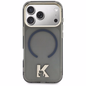 Karl Lagerfeld IML K Head Logo MagSafe Dėklas for iPhone 17 Pro - juodas