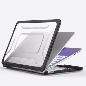 Tech-Protect Kevlar Pro чехол MacBook Neo 13" 2026 - черный и прозрачный