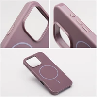 Blizgus magnetinis dėklas suderinamas su MagSafe, skirtas IPHONE 17 Air, violetinis