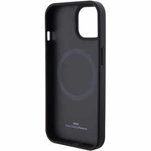 BMW Magnetinis Odinis Hot Stamp dėklas telefonui iPhone 15 Plus - juodas