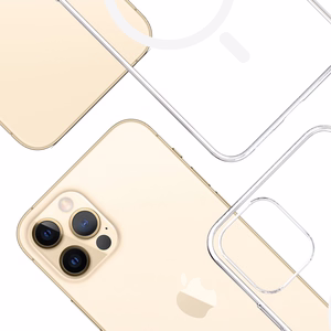 3mk permatomas magnetinis dėklas telefonui Apple iPhone 12 Pro Max