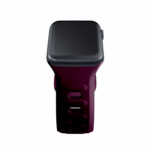 38/40/41/42 mm Mulberry (small) - 3mk Silicone Watch Strap for Apple