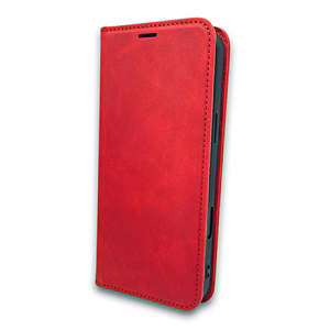 Smart Suede dėklas Honor 600 / Honor 600 Pro, raudonas
