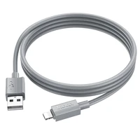Kabelis USB-A į Lightning Hoco 2,4A 1 m X107 pilkas