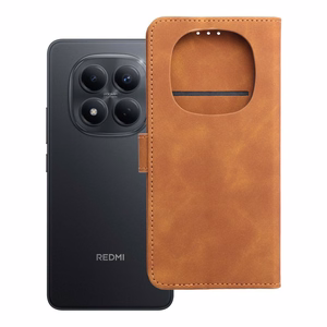 TENDER knygos dėklas, skirtas XIAOMI Redmi Note 15 5G brown