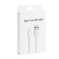 USB A į Type C 3.0 2A kabelis HD2 BOX 1 m baltas